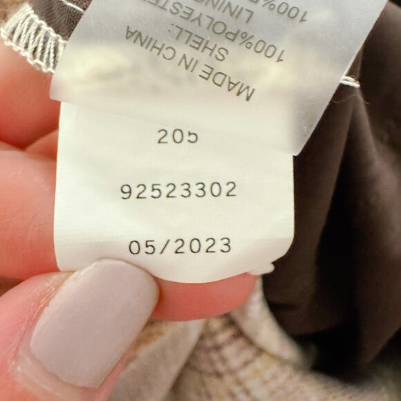 Vince Camuto Plaid Pleated Wide Leg Pants Trousers Academia Preppy Size 20W NWT - Picture 10 of 12